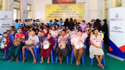 GGI Nippon Life provides charitable assistance for children with cleft lips.