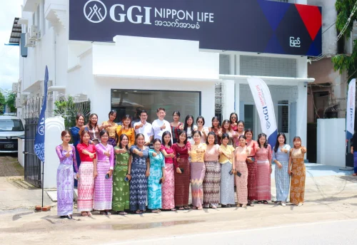 GGI Nippon Life ရဲ့ (၁၀) ခုမြောက် ပြည်ရုံးခွဲသစ်ကို အောင်မြင်စွာ ဖွင့်လှစ်လှစ်လှစ်ခြင်းနှင့် အခမ်းအနားပုံရိပ်များ