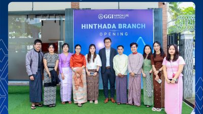 GGI Nippon Life has successfully held the opening ceremony for its 11th branch in Hinthada.